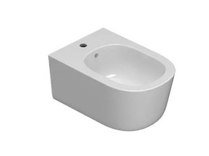 LALITA - LTS09 - Wall-hung ceramic bidet with overflow _ Ceramica Globo